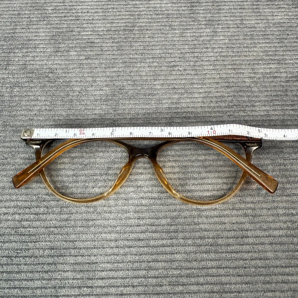 Bolon BJ3069 B20 Brown Amber Cat Eye‎ Y2K Eyeglasses Frames 52-15-145 Italy